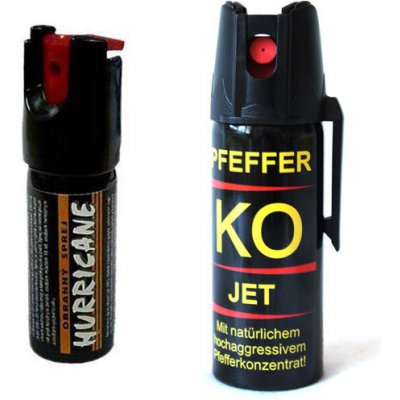 F.W. Klever pepřový sprej set KO JET 40 ml Hurricane 15 ml – Hledejceny.cz