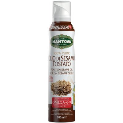 Mantova Sezamový olej ve spreji pražený 200ml – Zboží Mobilmania