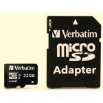 VERBATIM MicroSDHC 32 GB 44083 – Zboží Mobilmania