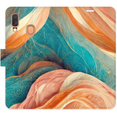 Pouzdro iSaprio - Orange and Blue - Samsung Galaxy A40 – Zbozi.Blesk.cz