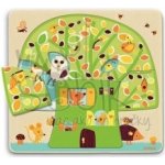 Djeco třívrstvé puzzle Obyvatelé stromu – Sleviste.cz