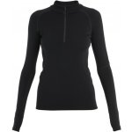 Icebreaker Dámské funkční triko Women 300 MerinoFine™ Polar LS Half Zip černá – Sleviste.cz