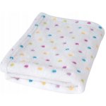 BabyMatex Dětská deka z mikrovlákna Milly bílá barevná – Zbozi.Blesk.cz