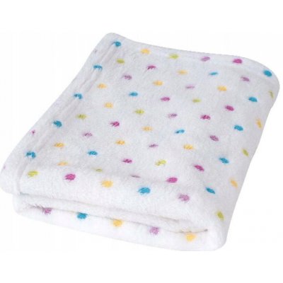 BabyMatex Dětská deka z mikrovlákna Milly bílá barevná – Zbozi.Blesk.cz