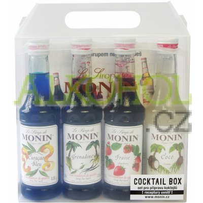 Monin Cocktail box 4 x 250 l – Hledejceny.cz