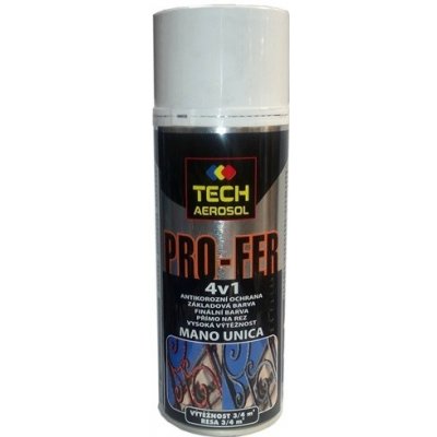 Tech Aerosol Barva na automobily 400 ml bílá MAT – Zbozi.Blesk.cz