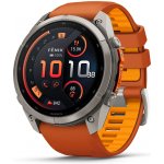 Garmin Fenix 9 Pro 51 mm AMOLED inReach Titanium Autumn Orange/Spark 010-04337-01 – Zboží Živě
