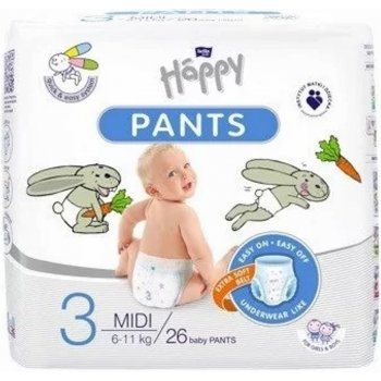 Bella Happy Pants Midi 6-11 kg 26 ks