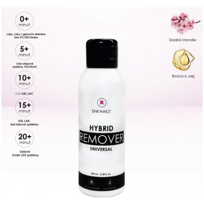 Enii Nails Hybrid Remover Universal Odstraňovač materiálu 100 ml – Zboží Mobilmania