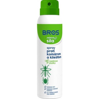 Bros repelent spray proti komárům a klíšťatům rostlinné složky 90 ml – Zboží Dáma