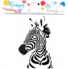 Kreslící šablona Creatissimo plastová šablona Zebra 20 x 20 cm