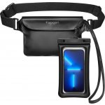 Pouzdro Spigen Aqua Shield WaterProof Floating Case + WaterProof Waist Bag A621 Set černé – Zboží Živě