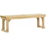 VidaXL Zahradní lavice 140 cm impregnované borové dřevo – Zboží Dáma VidaXL Zahradní lavice 140 cm impregnované borové dřevo – Zboží Dáma
