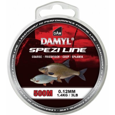 DAM Damyl Spezi Line Coarse 500 m 0,18 mm 2,8 kg – Zboží Mobilmania