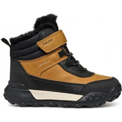 Geox J TREKKYUP B ABX E chlapecké zimní boty černá – Zboží Mobilmania
