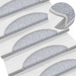 zahrada-XL Samolepící nášlapy na schody 5 ks světle šedé 56x17x3 cm – HobbyKompas.cz