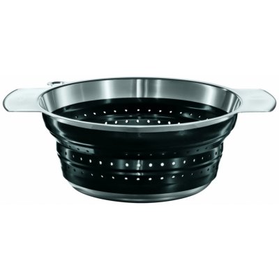 Skládací cedník silikonový 24 cm černý - RÖSLE – Zboží Dáma