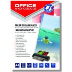 Laminovací fólie Office A4 100 mic, 100 ks lesklá – Zboží Živě