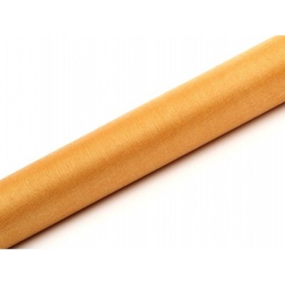 Organza 36cm/9m zlatá – Zboží Dáma