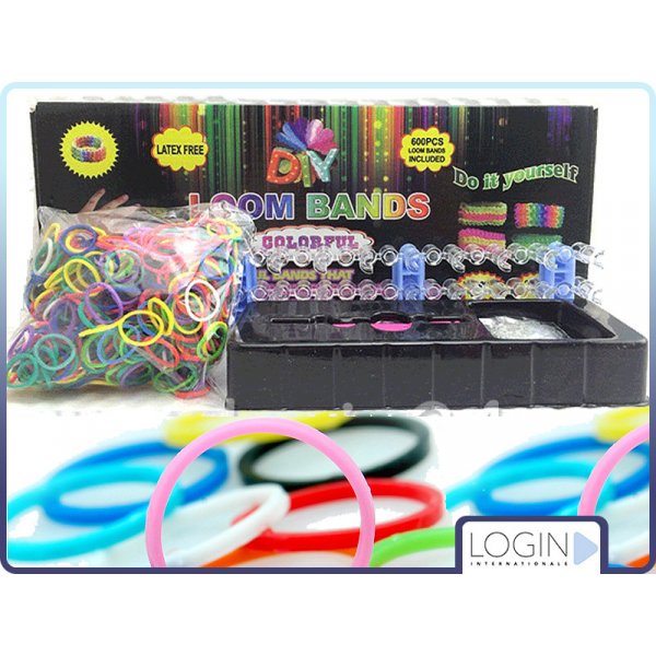 Loom bands Gumičky 600ks s tkalcovským stavem a háčkem