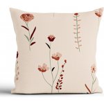 MKLuzkoviny.cz bavlna Renforcé Vlčí máky béžové 40 x 40 cm – Zboží Dáma