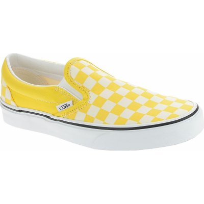 Vans classic slip-on Checkerboard/Cyber Yellow/True White – Hledejceny.cz