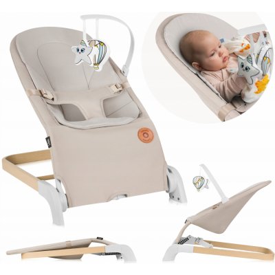 Lionelo lehátko Lilac beige sand – Zboží Dáma