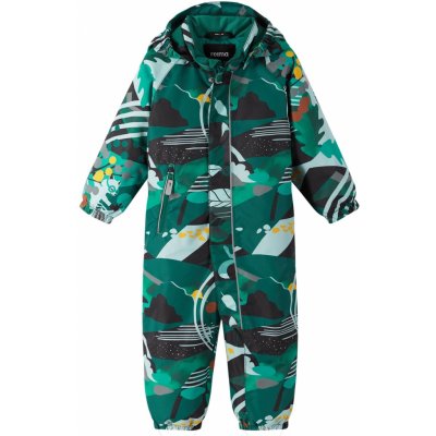 Dětský zimní overal s membránou Reima Puhuri deeper green – Zboží Dáma