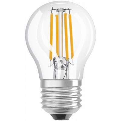 Osram LED žárovka LED E27 P45 6W = 60W 806lm 2700K Teplá bílá 300° Filament STAR – Zboží Živě