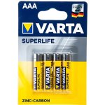 Varta Superlife AAA 4ks 2003101414 – Zbozi.Blesk.cz