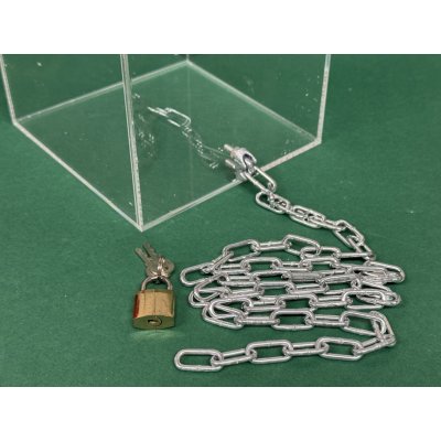 Kasička pokladnička uchycení-zabezpečení očko řetízek zámek – Hledejceny.cz