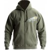 Rybářské tričko, svetr, mikina DOC Fishing mikina evolution s kapucí zelená