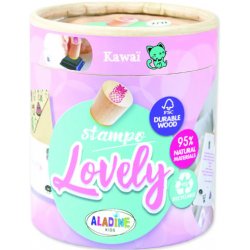 Aladine Dřevěná razítka StampoLovely Roztomilosti Kawai