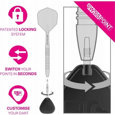 Target Swiss Storm Quartz stříbrné, 30mm - 3ks – Zboží Mobilmania