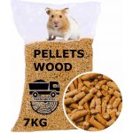Transwood Stelivo Dřevěné dřevěné pelety pro hlodavčí zvířata 7 kg světlé – Hledejceny.cz