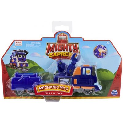 Spin Master Mighty Express Mechanik Milo Push and Go Train – Hledejceny.cz