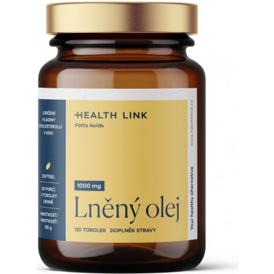 HEALTH LINK Lněný olej 1000 mg 120 tobolek