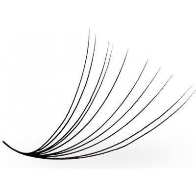 Luxury Lashes 10D Premium Řasy v Hotovém Vějířku 500 ks Zakřivení umělých řas: D, Délka umělých řas: 13 mm, Tloušťka řas: 005 – Zboží Dáma