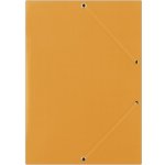 Donau spisové desky s gumičkou, A4, 3 klopy, oranžové – Zboží Mobilmania