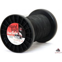 Hell-Cat šňůra Round Braid Power Black 1000m 0,60mm 75kg