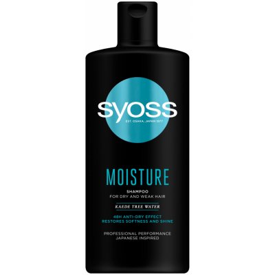Syoss Moisture hydratační šampon pro suché a oslabené vlasy 440 ml – Zboží Mobilmania
