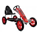 Mamido šlapací motokára Gokart s nafukovacími koly červená – Zboží Mobilmania