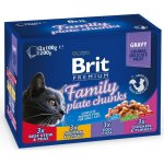 Brit Premium Cat Family Plate 12 x 100 g – Sleviste.cz