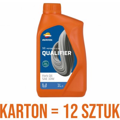 REPSOL olej do vidlic / tlumičů / zavěšení QUALIFIER FORK OIL SAE 10W 1L - karton 12 kusů | Zboží Auto