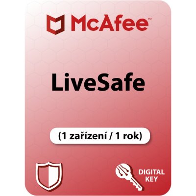 MCAFEE LIVESAFE 1 lic. 1 ROK (MLS-1Y1D) – Zboží Mobilmania