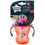 Tommee Tippee netekoucí hrnek s brčkem Straw Cup pink 230 ml – Zboží Mobilmania