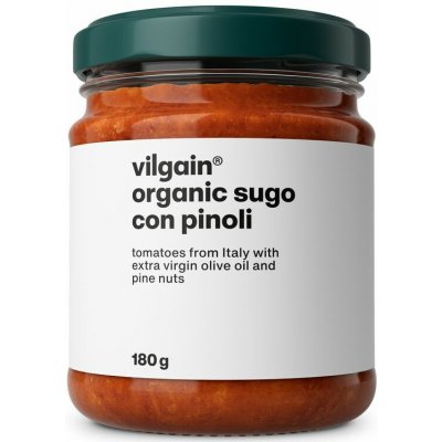 Vilgain Vegan Sugo BIO s piniovými oříšky 180 g – Zboží Dáma
