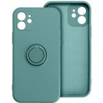 Silicone Ring Case pro Xiaomi Redmi Note 14 5G, zelená – Zboží Živě