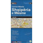 Albánie Střed Albania Central 1:200t mapa – Hledejceny.cz