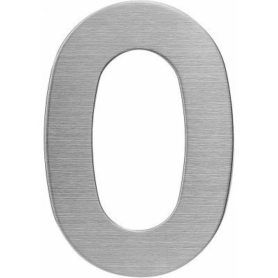 Domovní číslo RICHTER RN.120L (nerez), číslo 0, RICHTER Nerez matný – Hledejceny.cz